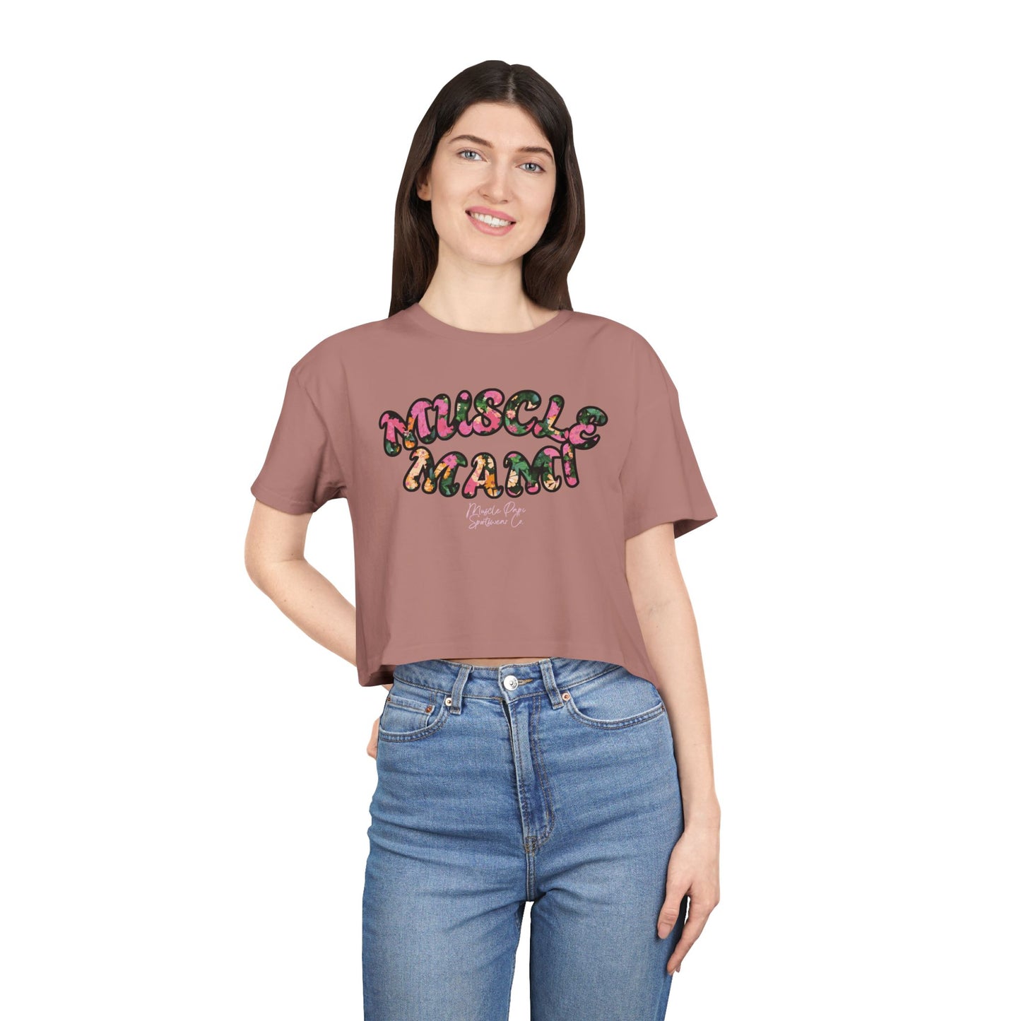 Muscle Mami Women's Crop Tee