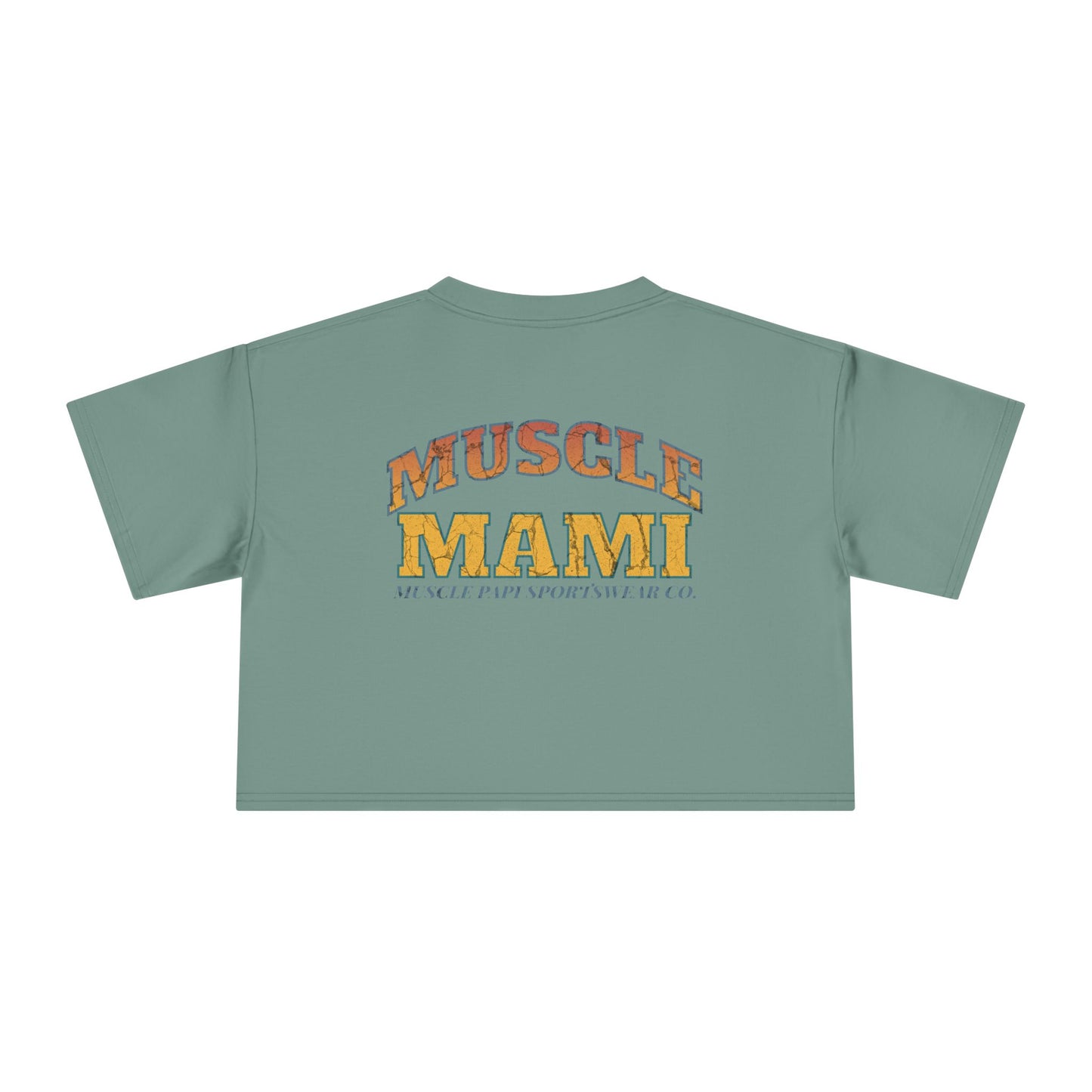 Muscle Mami Crop Top - Havana Sunset