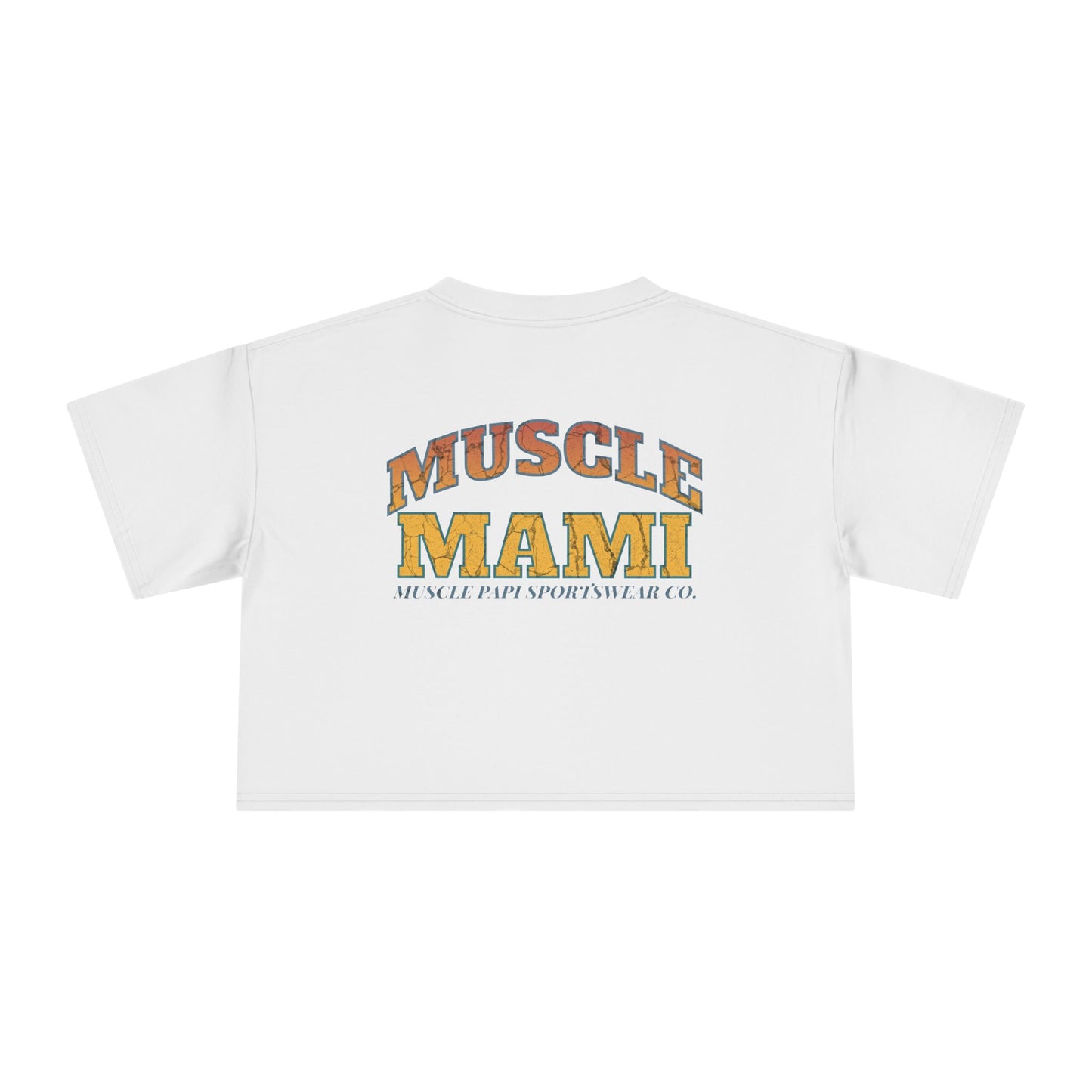 Muscle Mami Crop Top - Havana Sunset