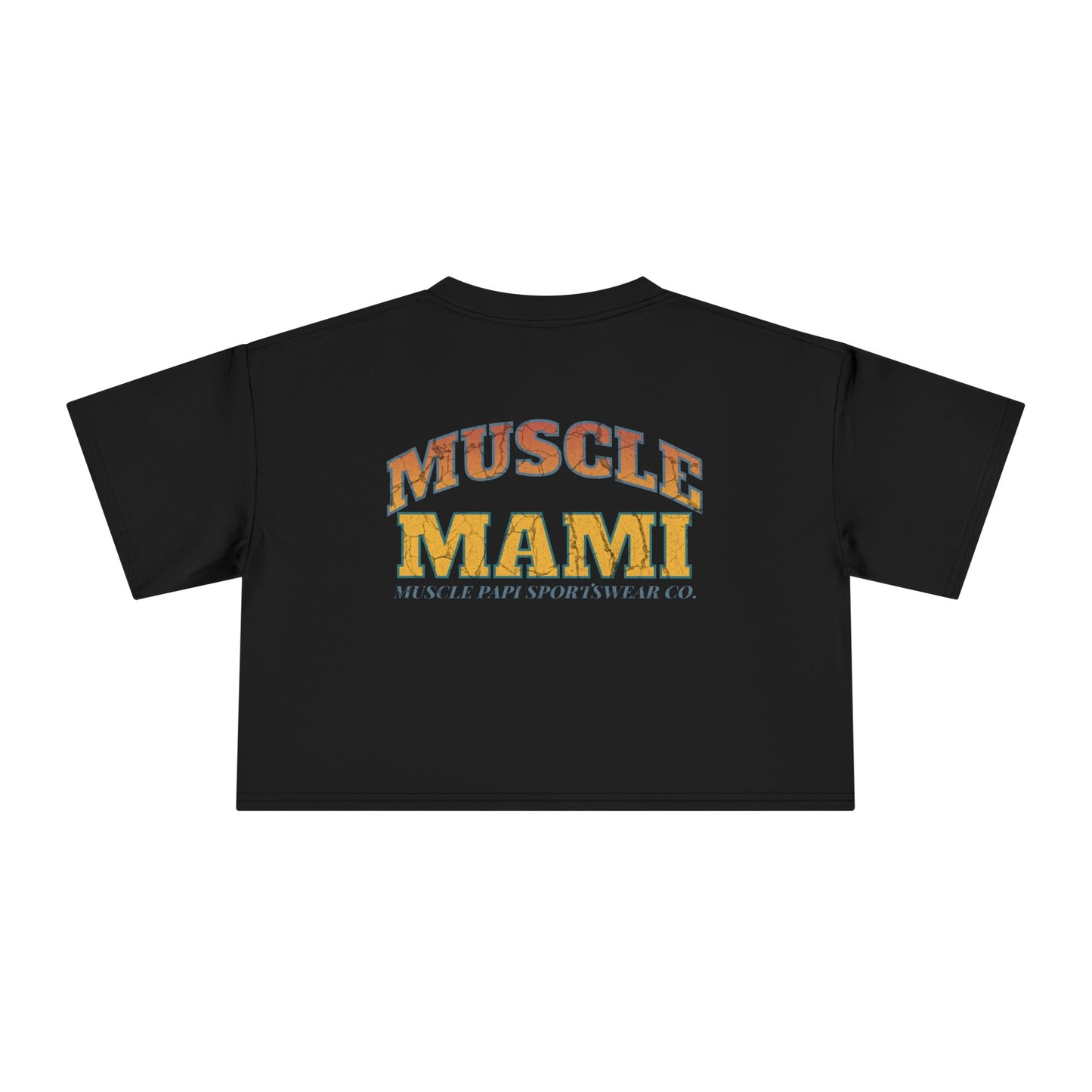 Muscle Mami Crop Top - Havana Sunset