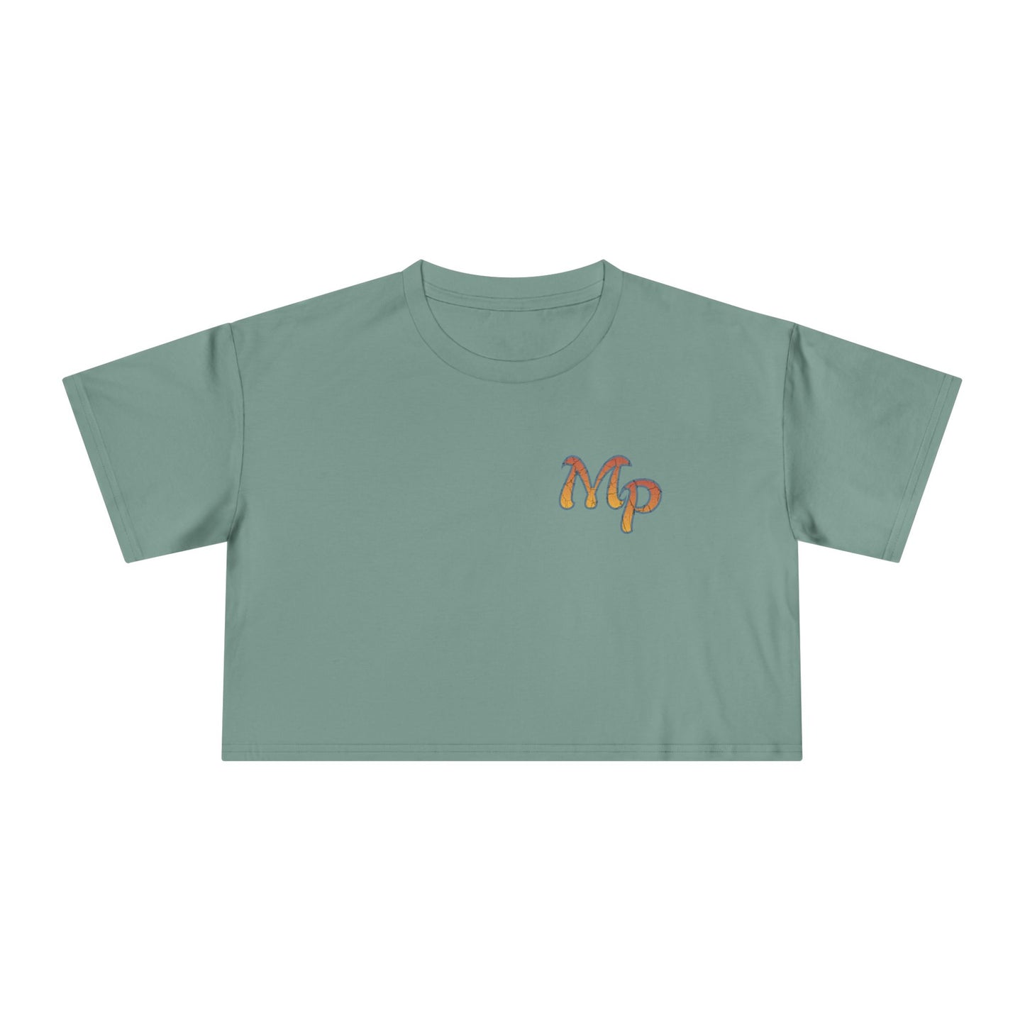 Muscle Mami Crop Top - Havana Sunset
