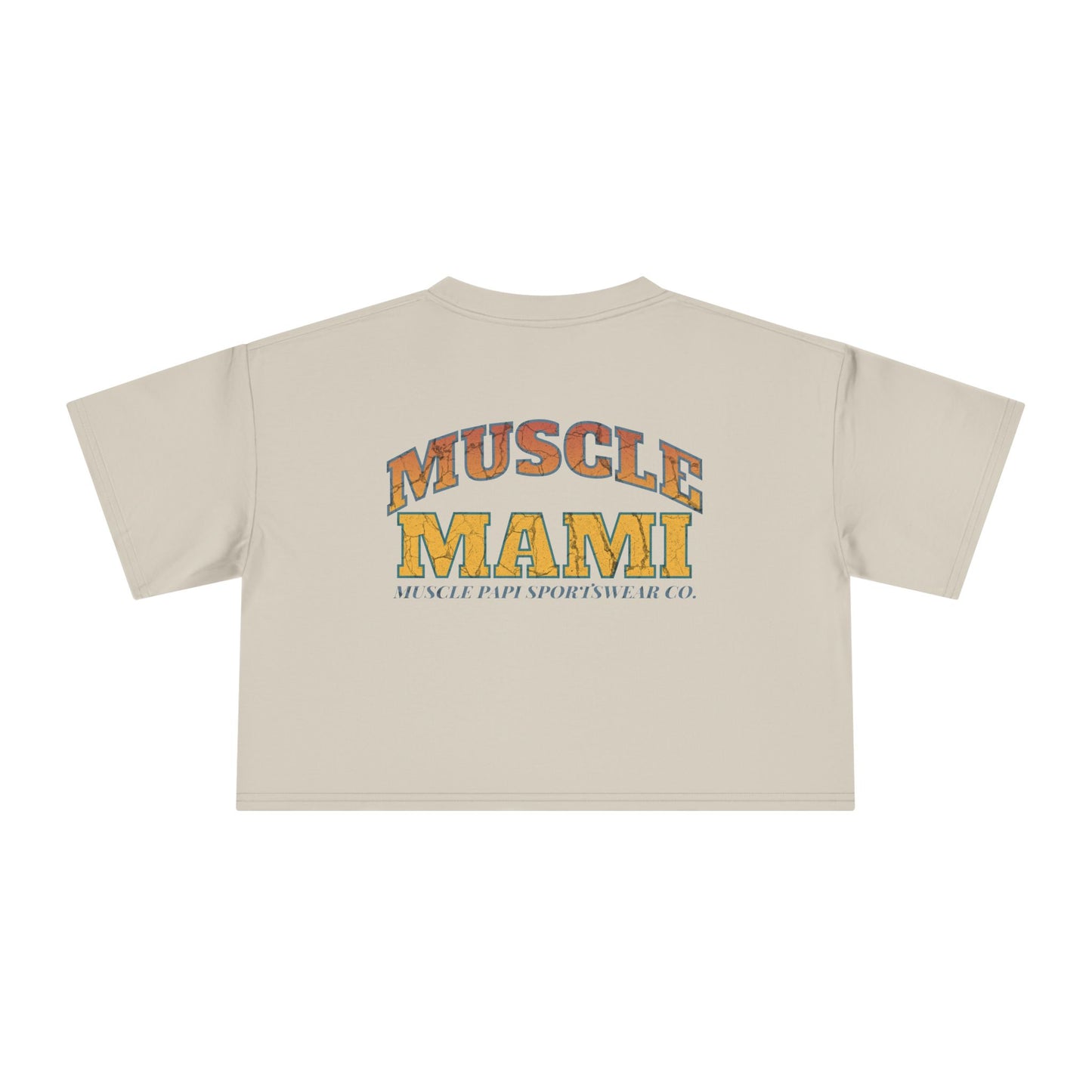 Muscle Mami Crop Top - Havana Sunset