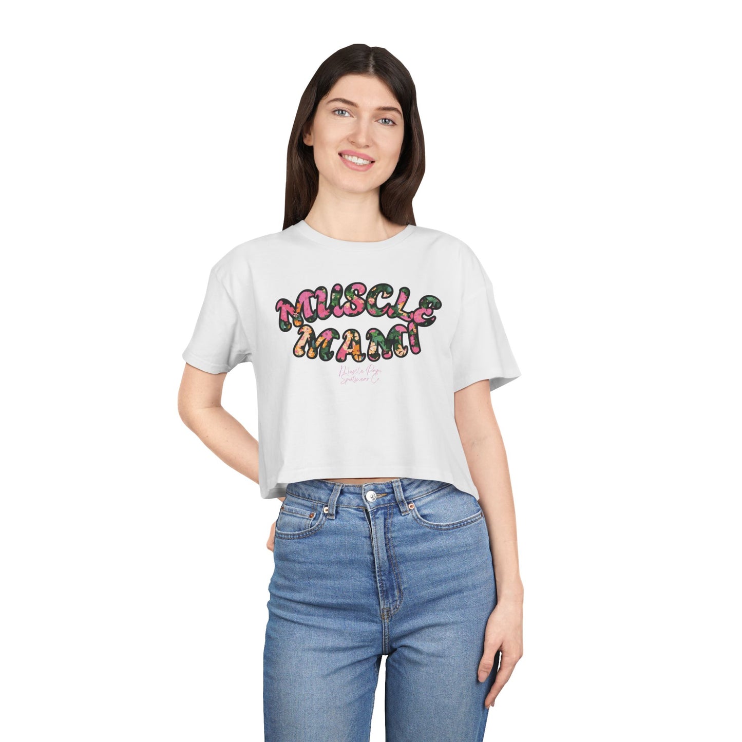 Muscle Mami Women's Crop Tee