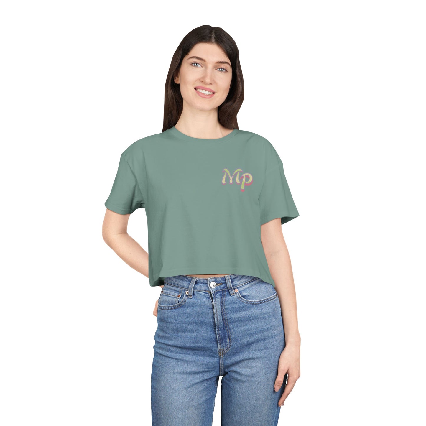 Muscle Mami Crop Top - Island Garden