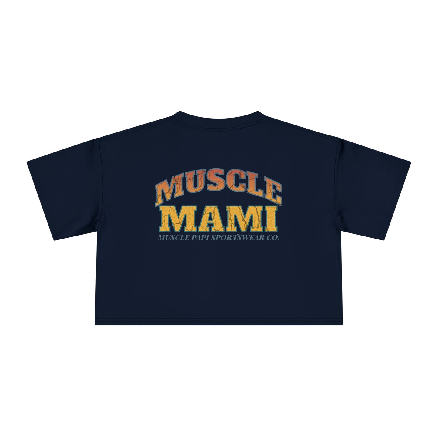 Muscle Mami Crop Top - Havana Sunset