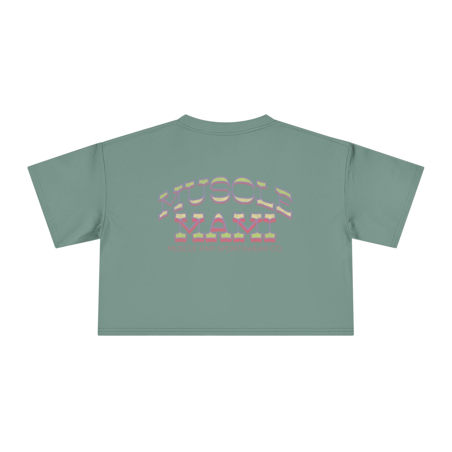 Muscle Mami Crop Top - Island Garden