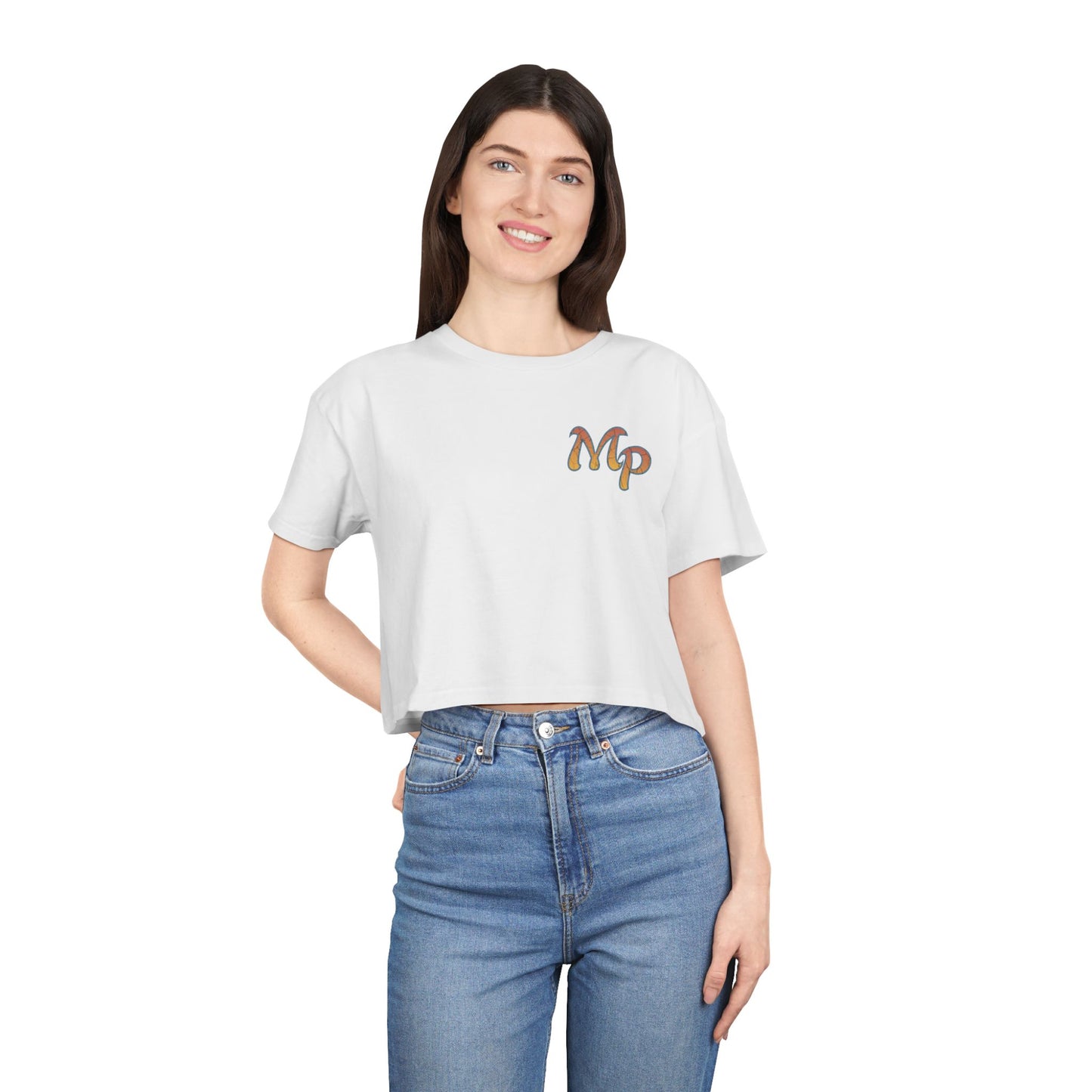 Muscle Mami Crop Top - Havana Sunset