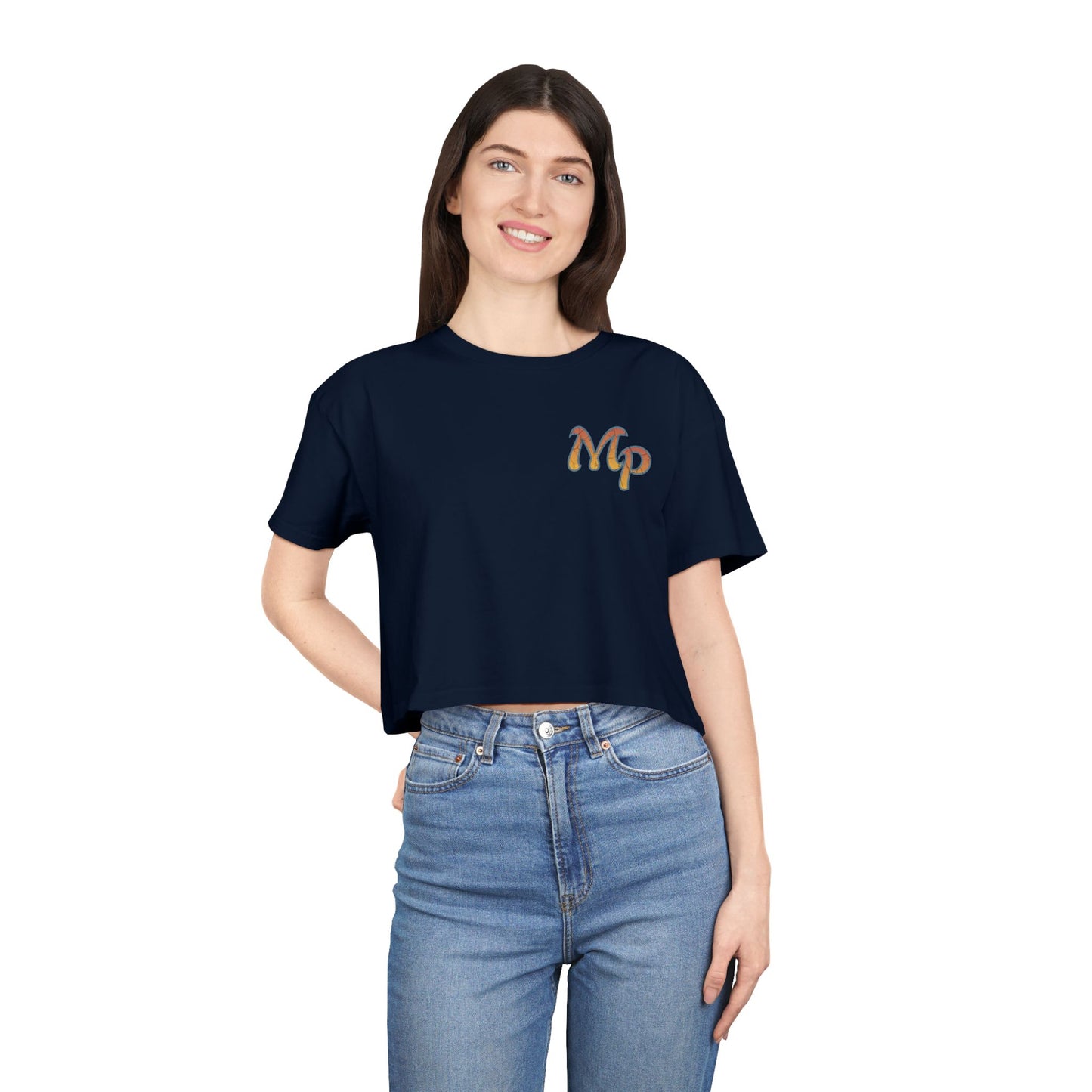 Muscle Mami Crop Top - Havana Sunset