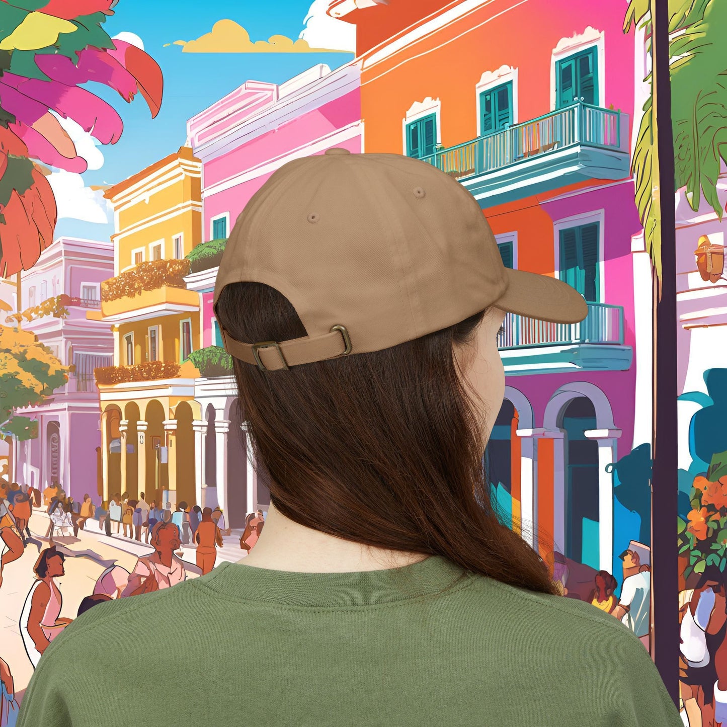 'Soy capaz, fuerte y resistente' - Afirmaciones Dad Hat