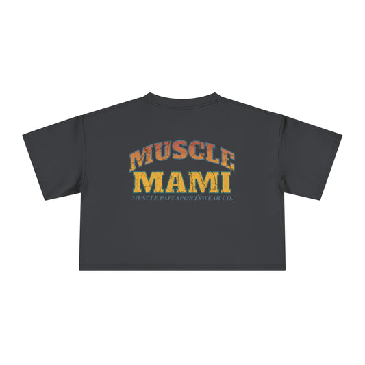 Muscle Mami Crop Top - Havana Sunset